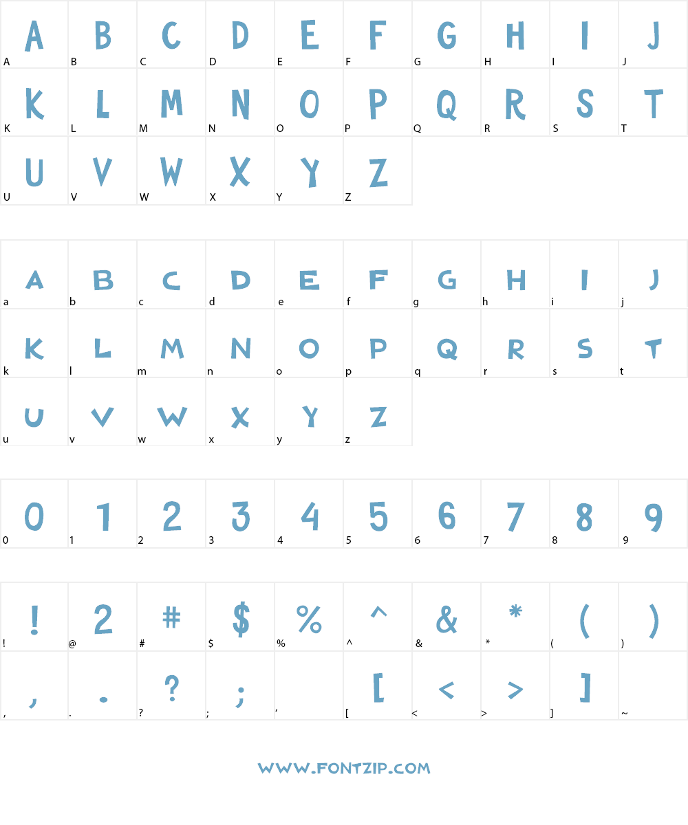 YTV 2000 Font Character